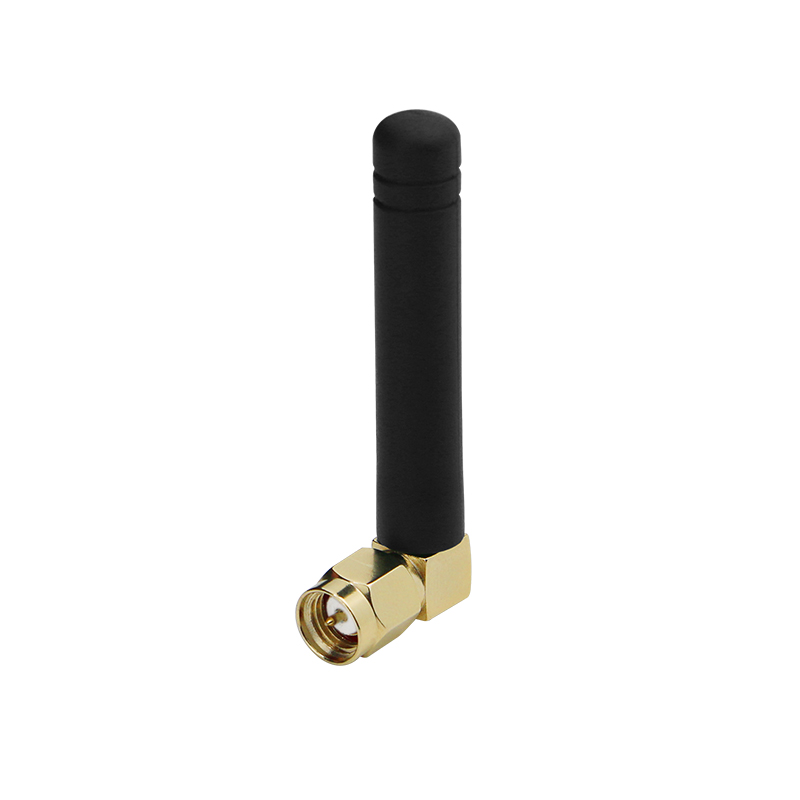 868MHz Right Angle Rubber Rod Antenna with SMA Connetcor