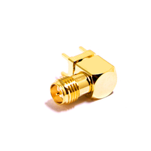SMA-KWE901 Male Head Right Angle (90 Degrees) - External Screw Type